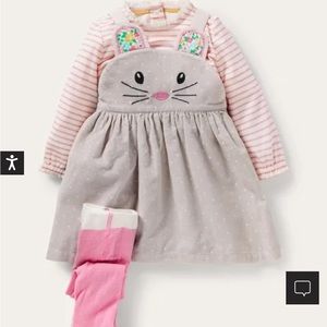 NWT Mini Boden Mouse Pinnie 3 Piece Set